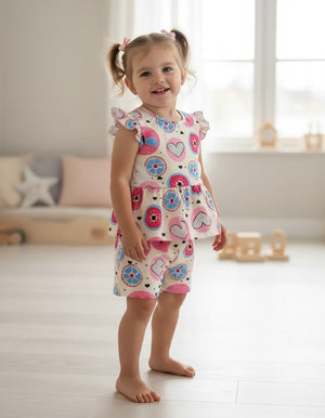 Conjunto Crepinho Estampado