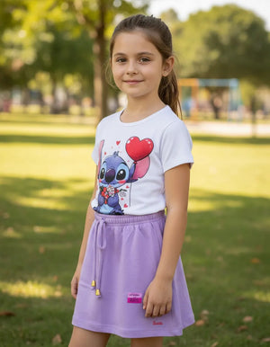 Conjunto Saia De Moletom