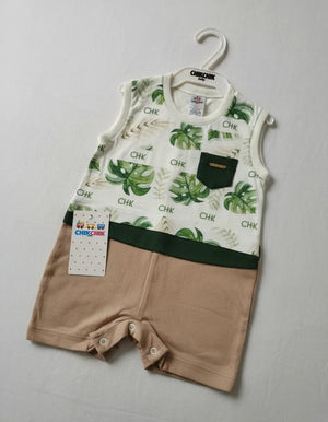 Macacão de Verão Para Bebê Masculino